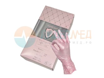 Перчатки нитриловые Safe&Care перламутрово-розовые в компании  Лидерме